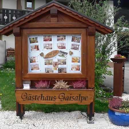 Gaestehaus Gaisalpe Fischen im Allgaeu Bagian luar foto